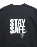 [ Pre-order ] uniform experiment 26A/W JUDY BLAME: STAY SAFE CREWNECK SWEAT [ UE-262084 ]