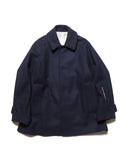 SOPHNET. 26A/W WOOL MELTON SHORT OVERCOAT [ SPNT-262012 ]