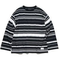 uniform experiment 25S/S BORDER LOOSE L/S TEE [ UE-250033 ]