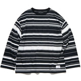 uniform experiment 25S/S BORDER LOOSE L/S TEE [ UE-250033 ]