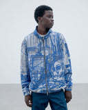 [ Pre-order ] uniform experiment 26S/S MICHAEL CHERNO: JERSEY BLOUSON [ UE-260063 ]