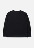 [ Pre-order ] NEIGHBORHOOD 26S/S BW . LAYERED TRIM CREWNECK LS [ 261UWNH-CSM05 ]
