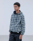 [ Pre-order ] uniform experiment 26A/W STAR PRINT CHECK HOODED BLOUSON [ UE-262034 ]