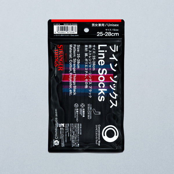 JAPAN Convenience Store Line Socks [ Unisex ] [ Stranger Things 4 ]