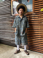 NAUTICA ( JAPAN ) Wide Silhouette Aloha Print Faded Spindle Easy Shorts