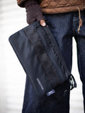 COMME des GARCONS HOMME x BRIEFING CHECKERED REVERSIBLE SACOCHE [ HR-K209-051 ]