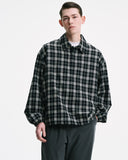 SOPHNET. 25A/W SAXONY WOOL CHECK POLO SHIRT [ SPNT-252011 ]
