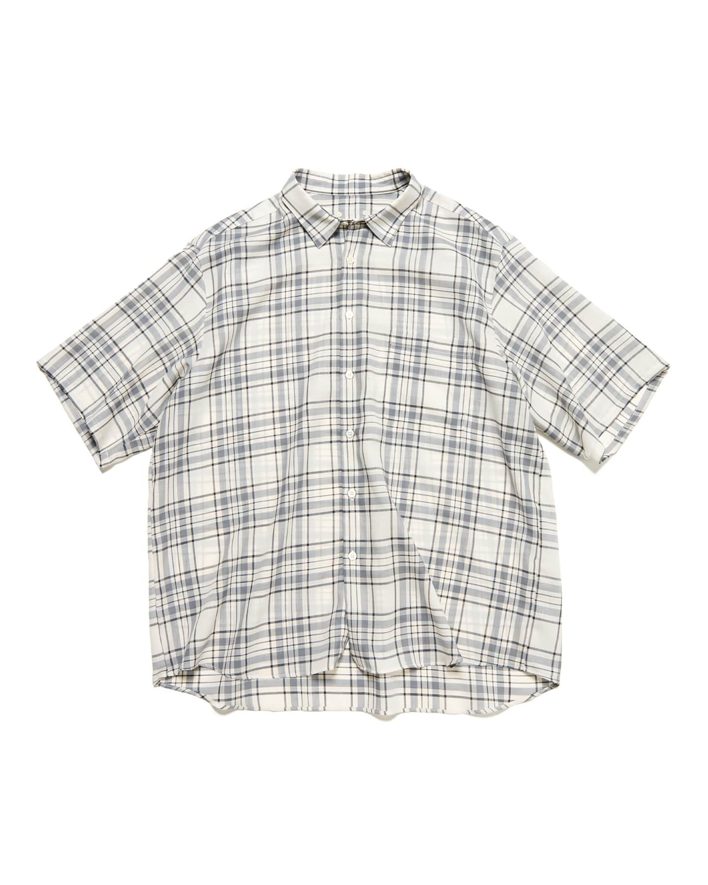 SOPHNET. 25S/S SUMMER WOOL CHECK S/S SHIRT [ SOPH-250020 ] – cotwohk