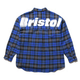 F.C.Real Bristol 24A/W FLANNEL BIG LOGO BAGGY SHIRT [ FCRB-242092 ]