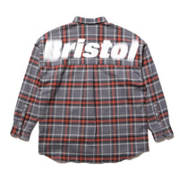 F.C.Real Bristol 24A/W FLANNEL BIG LOGO BAGGY SHIRT [ FCRB-242092 ]