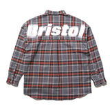 F.C.Real Bristol 24A/W FLANNEL BIG LOGO BAGGY SHIRT [ FCRB-242092 ]