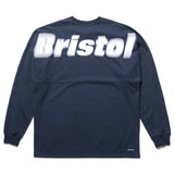 F.C.Real Bristol 24A/W BLURRED BIG LOGO L/S TEAM BAGGY TEE [ FCRB-242098 ]