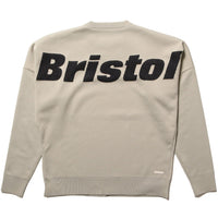 F.C.Real Bristol 24A/W BIG LOGO CREWNECK KNIT [ FCRB-242109 ]