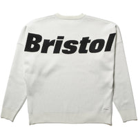 F.C.Real Bristol 24A/W BIG LOGO CREWNECK KNIT [ FCRB-242109 ]