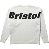 F.C.Real Bristol 24A/W BIG LOGO CREWNECK KNIT [ FCRB-242109 ]