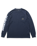 F.C.Real Bristol 25S/S BLURRED LOGO L/S TEAM POCKET TEE [ FCRB-250082 ]