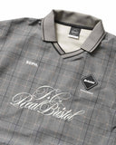 [ Pre-order ] F.C.Real Bristol 26S/S PLAID PRACTICE POLO COLLAR PISTE [ FCRB-260029 ]