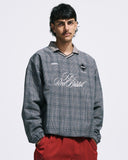 [ Pre-order ] F.C.Real Bristol 26S/S PLAID PRACTICE POLO COLLAR PISTE [ FCRB-260029 ]