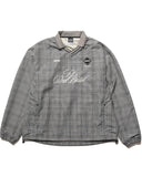 [ Pre-order ] F.C.Real Bristol 26S/S PLAID PRACTICE POLO COLLAR PISTE [ FCRB-260029 ]