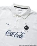 [ Pre-order ] F.C.Real Bristol 26S/S Coca-Cola WEAVE STRIPE S/S POLO [ FCRB-260153 ]