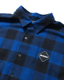 [ Pre-order ] F.C.Real Bristol 26A/W BIG LOGO FLANNEL BAGGY SHIRT [ FCRB-262089 ]