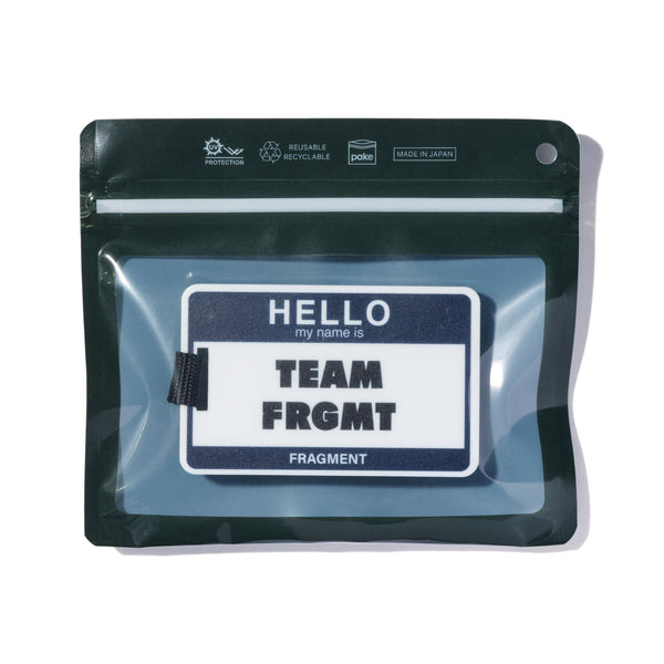 fragment × HIIT NAME TAG 藤原ヒロシ FRAGILE fragment design x HIIT NAME TAG – cotwohk