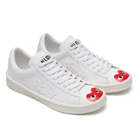 COMME des GARCONS PLAY CONVERSE Play Red Heart Pro Leather [ AZ-K123-001 ]