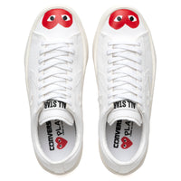 COMME des GARCONS PLAY CONVERSE Play Red Heart Pro Leather [ AZ-K123-001 ]