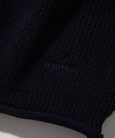 NAUTICA ( JAPAN ) Felt Patch Arch Logo Roll Neck Sweater