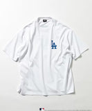 FREAK'S STORE x MLB Back Print 'DARUMA' Crew Neck T-Shirt