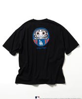 FREAK'S STORE x MLB Back Print 'DARUMA' Crew Neck T-Shirt