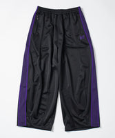 Needles For FREAK'S STORE Limited H.D.Track Pant Poly Smooth (Black×Purple)