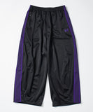 Needles For FREAK'S STORE Limited H.D.Track Pant Poly Smooth (Black×Purple)