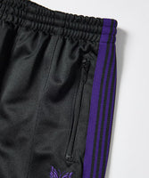 Needles For FREAK'S STORE Limited H.D.Track Pant Poly Smooth (Black×Purple)