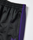 Needles For FREAK'S STORE Limited H.D.Track Pant Poly Smooth (Black×Purple)