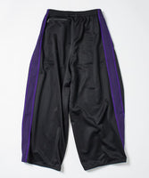 Needles For FREAK'S STORE Limited H.D.Track Pant Poly Smooth (Black×Purple)