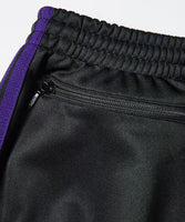 Needles For FREAK'S STORE Limited H.D.Track Pant Poly Smooth (Black×Purple)