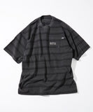 NAUTICA ( JAPAN ) Garment Pigment Dyed Hidden Logo Multi Border S/S Tee