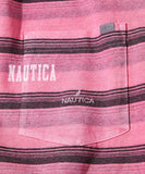 NAUTICA ( JAPAN ) Garment Pigment Dyed Hidden Logo Multi Border S/S Tee