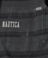 NAUTICA ( JAPAN ) Garment Pigment Dyed Hidden Logo Multi Border S/S Tee