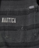 NAUTICA ( JAPAN ) Garment Pigment Dyed Hidden Logo Multi Border S/S Tee