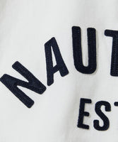 NAUTICA ( JAPAN ) Felt Patch Arch Logo S/S Tee