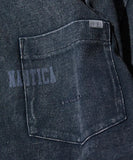 NAUTICA ( JAPAN ) Bleach Washed Hidden Logo S/S PKT Tee