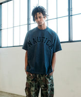 NAUTICA ( JAPAN ) Pigment Dyed Arch Logo S/S Tee