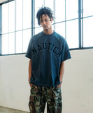 NAUTICA ( JAPAN ) Pigment Dyed Arch Logo S/S Tee
