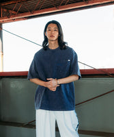 NAUTICA ( JAPAN ) Bleach Washed Hidden Logo S/S PKT Tee