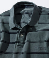 NAUTICA ( JAPAN ) New Over Dye Border Polo Shirt