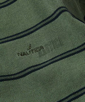 NAUTICA ( JAPAN ) New Over Dye Border Polo Shirt