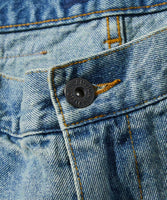 NAUTICA ( JAPAN ) Super Wide Curve Double Knee Denim Cropped Pants