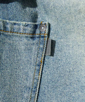 NAUTICA ( JAPAN ) Super Wide Curve Double Knee Denim Cropped Pants